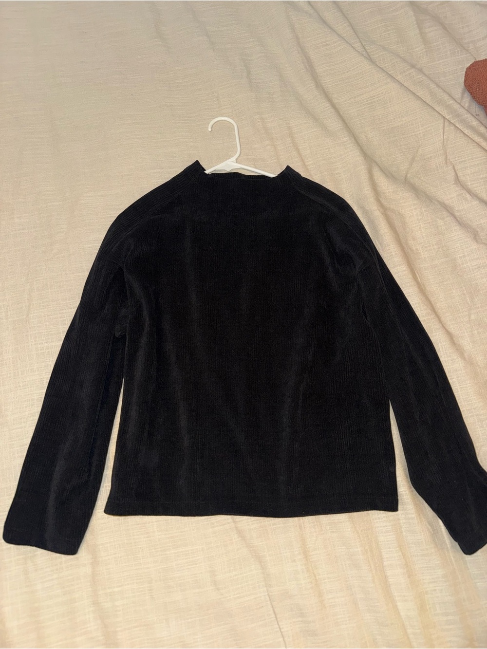 Madewell Black Ribbed Scoop Crewneck Sweater - Picture 5 of 6